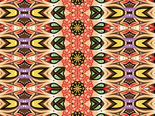 Tribal ethnic ornamental texture. Aztec style. Folk embroidery. Ornament stripe pattern background illustration