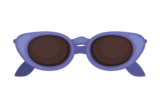 Purple Sunglasses Icon