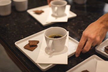 Coffee and chocolate