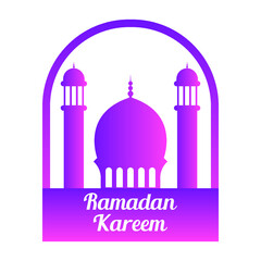 Ramadan Kareem Greeting islamic background vector illustration