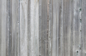 Wall from old gray wooden boards, background