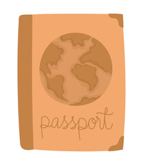 orange passport icon