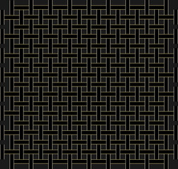 Patrón de rayas negras con borde blanco creando entramado textil