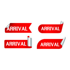 Elegant red discount sticker vector. Eps10 vector illustration.