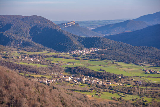 Views from balcony of Pilatos, Urbasa natural park (Alsasua and Andia, Navarra - Spain).