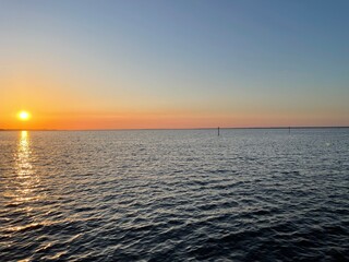 Florida sunset over the Choctawhatchee Bay