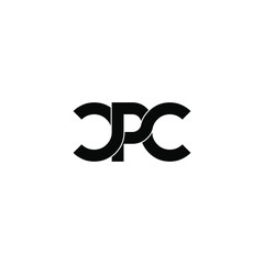 cpc letter original monogram logo design