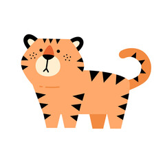 トラのキャラクター　年賀状素材　全身