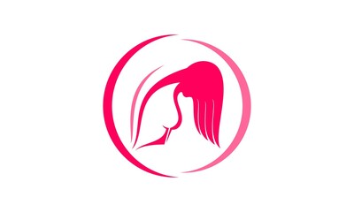 Beautiful ladies for spa logo