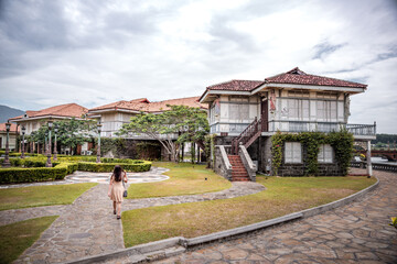 Beautifully reconstructed Filipino heritage and cultural houses that form part of Las Casas...