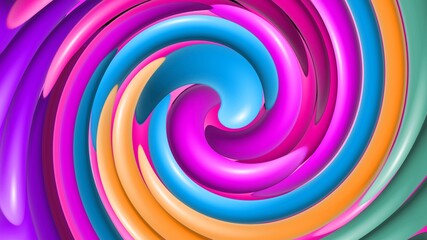 Abstract 3D colorful painting liquid background and texture illustration. Highly detailed vibrant abstract paintings for use as backgrounds, textures and overlays