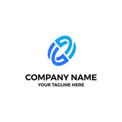 Stripe Loop Mobius Vector Abstract Illustration Logo Icon Design Template Element