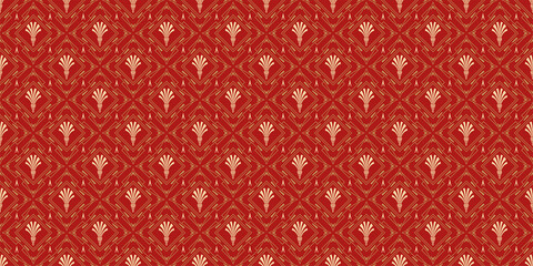 Background pattern in vintage style floral ornament, wallpaper. Seamless pattern, texture for your design. Vector image