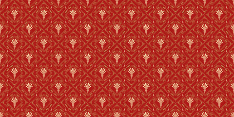 Background pattern in vintage style floral ornament, wallpaper. Seamless pattern, texture for your design. Vector image