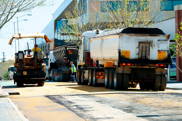 Street Construction in the City