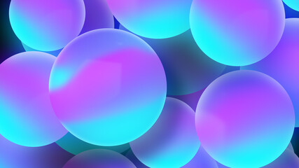 4K Seamless loop Bright modern abstract retro background with multicolored simple moving geometric shapes on the neon background. Seamless loop