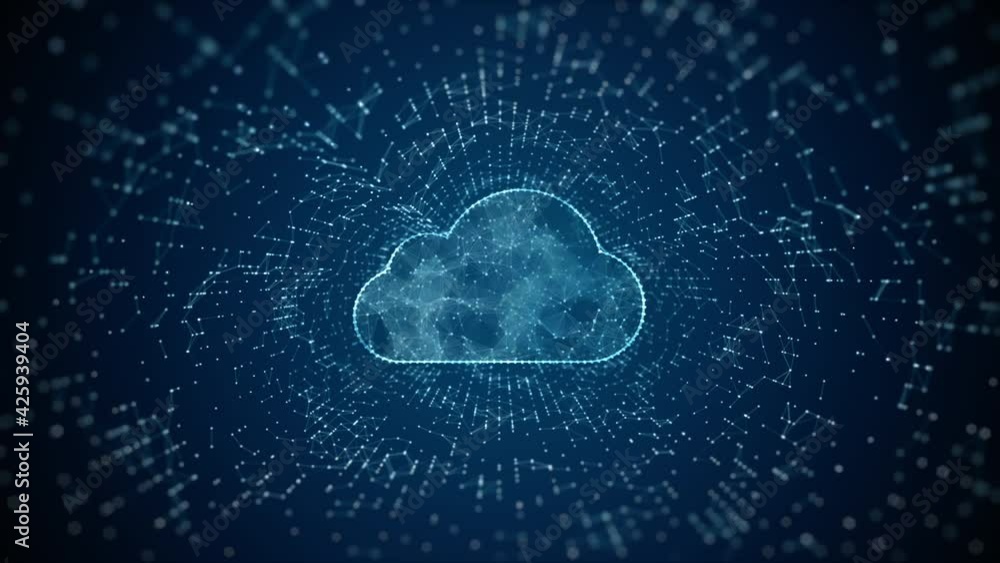 Aufkleber digital cloud computing of cyber security, digital data network protection, 5g connection internet o