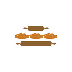 Bakery logo design vector illustration, Creative Bakery logo design concept template, symbols icons