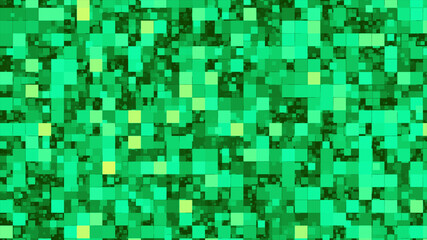 緑色の正方形幾何学背景素材