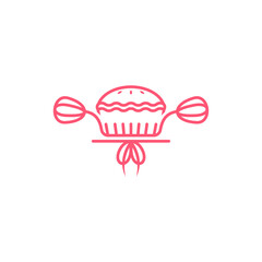 Bakery logo design vector illustration, Creative Bakery logo design concept template, symbols icons