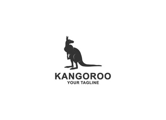 kangoroo logo in white background