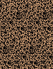 Animal print pattern, modern leopard skin seamless