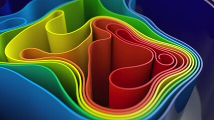 Abstract Dynamic Rubber Walls.