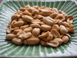 유기농 견과류 땅콩, 음식, 간식
