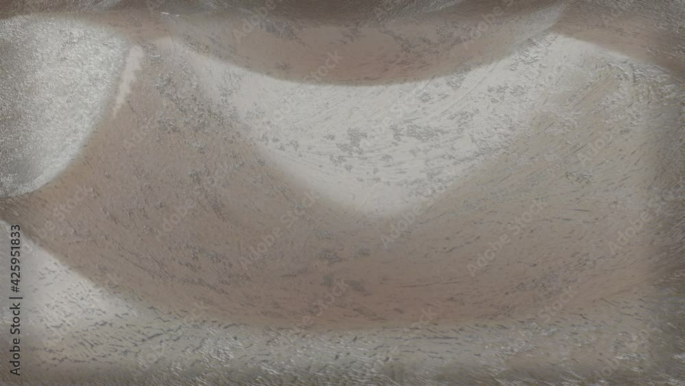 Aufkleber abstract animated deforming surface with texture. looped three-dimensional background. 3d render