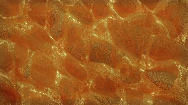 abstract animated deforming surface with texture. looped three-dimensional background. 3d render