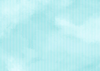 水彩　ストライプ　青　空　かわいい　背景　壁紙