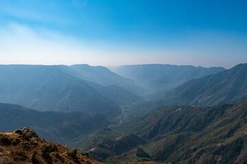 Fototapeta premium Grand canyon of Meghalaya, India. Laitlum canyon.