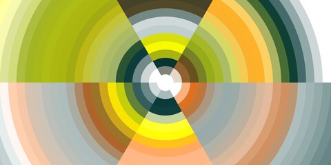 Obraz premium Yellow green blue abstract background with rainbow