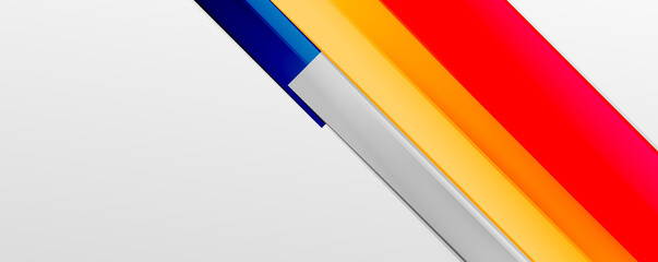 Color abstract lines trendy geometric background for business or technology presentation, internet poster or web brochure cover, wallpaper