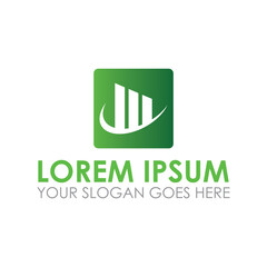 growth chart vector , finance logo