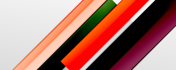 Color abstract lines trendy geometric background for business or technology presentation, internet poster or web brochure cover, wallpaper