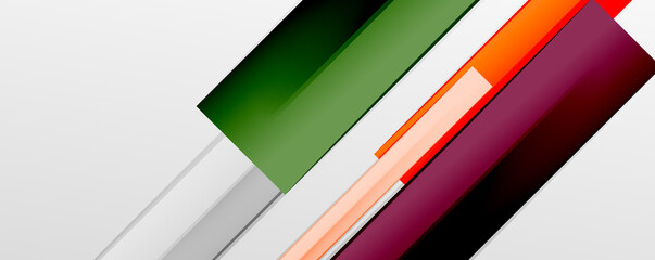 Multicolored lines background. Design template for business or technology presentations, internet posters or web brochure covers