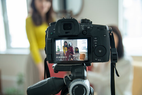 Posting on Social Media in Home Office