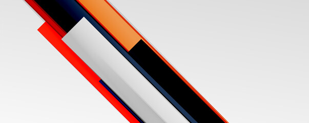 Multicolored lines background. Design template for business or technology presentations, internet posters or web brochure covers