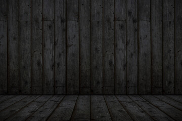 Black wood grain room background image