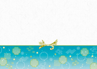 和柄 文様 模様 背景 テキスタイル イラスト 市松模様 白 Wall Mural Necology