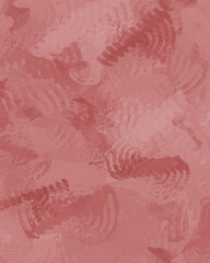 Red abstract background. Hippie pattern