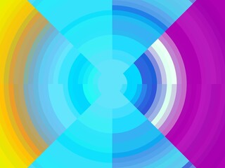 Green blue circular shapes abstract background with circles