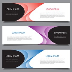 Collection of banners for design. Sale label message for advertising