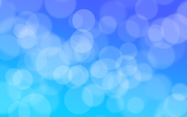 Abstract romantic colorful bokeh circles for background