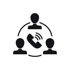 Сall vector iconset. call center illustration sign collection. technical support symbol or logo.