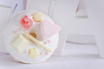 Donuts für eine Tauffeier