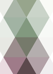 Obraz premium Abstract color Low-Polygones Generative Art background illustration