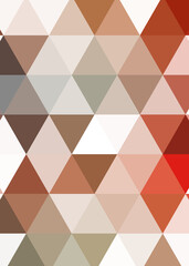 Abstract color Low-Polygones Generative Art background illustration