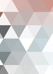 Fototapeta premium Abstract color Low-Polygones Generative Art background illustration